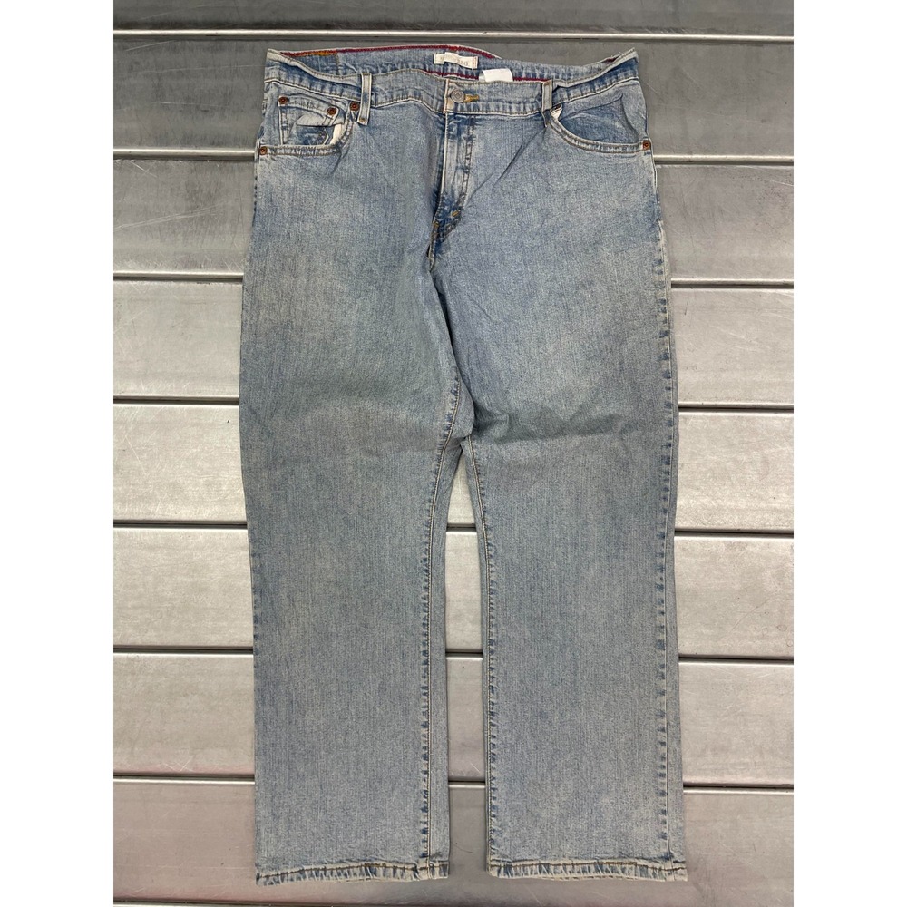 Vintage Levis 550 Jeans Womens 16S 35X30 Blue Light Wash Denim Relaxed Boot Cut